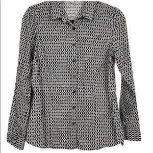 Van Heusen Women’s Black/White/Grey Shirt M